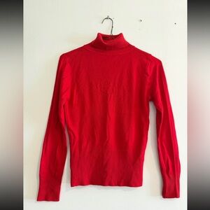 Red Turtleneck Sweater